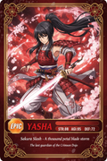 YASHA The Crimson Samurai Epic anime collectible card