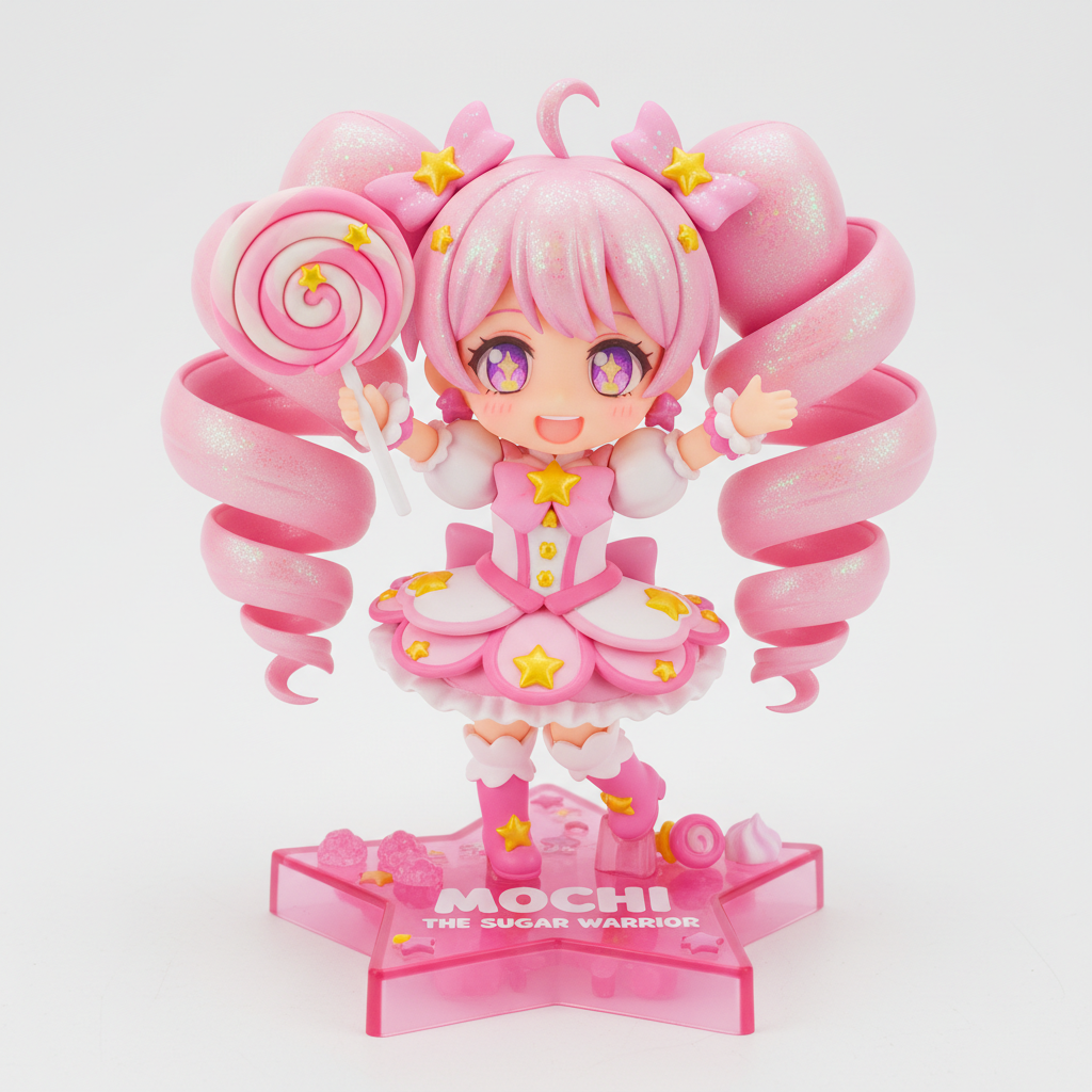 MOCHI The Sugar Warrior 10cm chibi anime figure