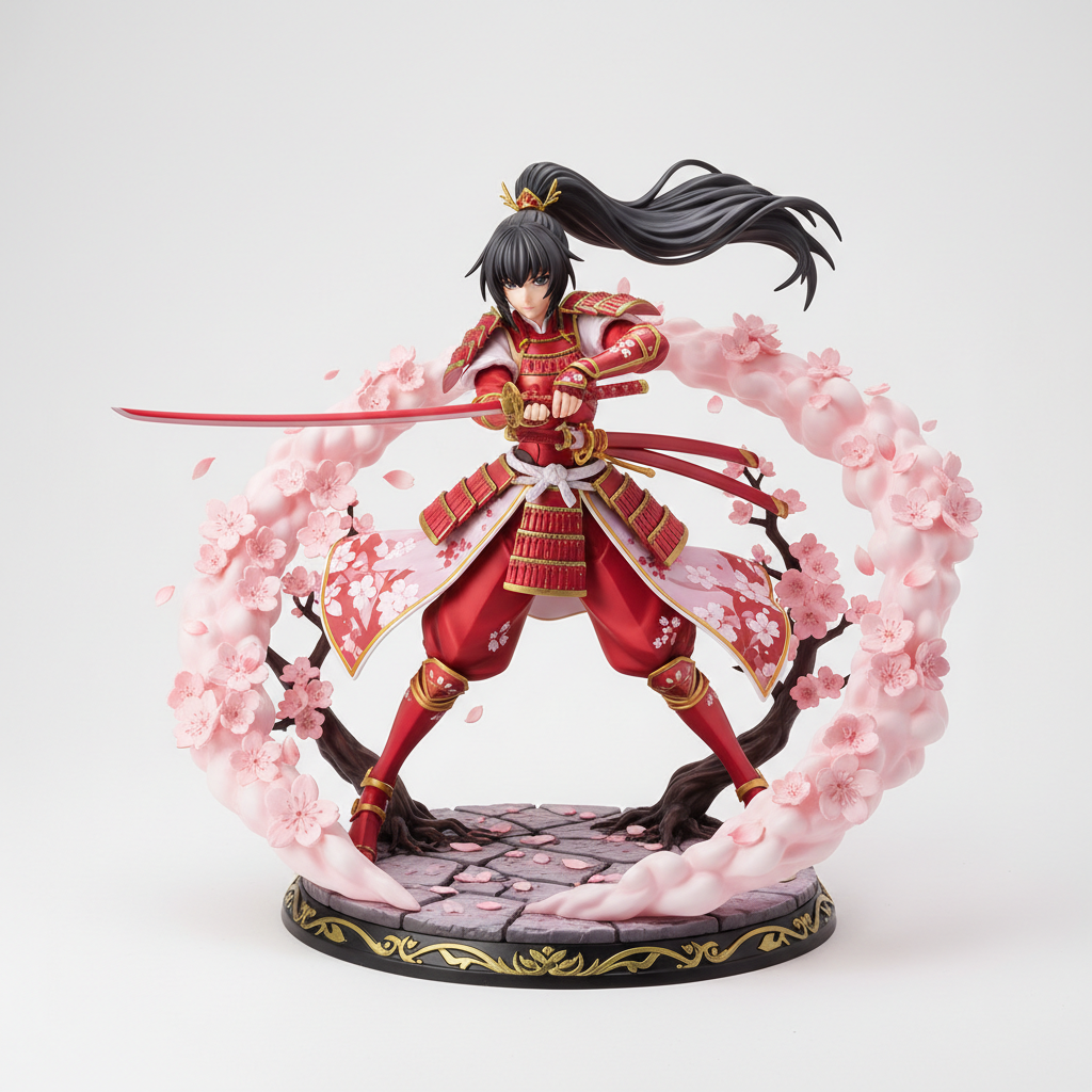 YASHA The Crimson Samurai 20cm standard anime collectible figure