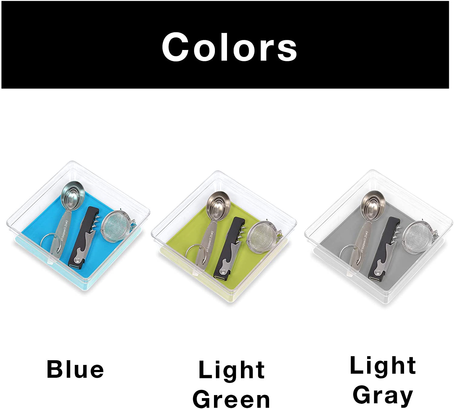 Plastic Drawer Organizer - 6 X 6 Inch